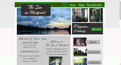 Desktop Screenshot of innwestport.com